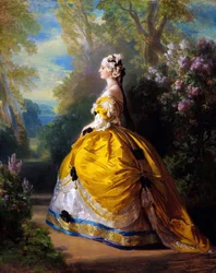 Empress Eugénie à la Marie-Antoinette